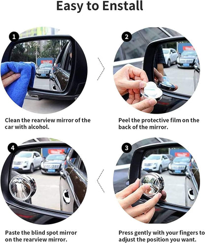 ClearViewPro™- Car Blind Spot Mirror | 2 Pcs