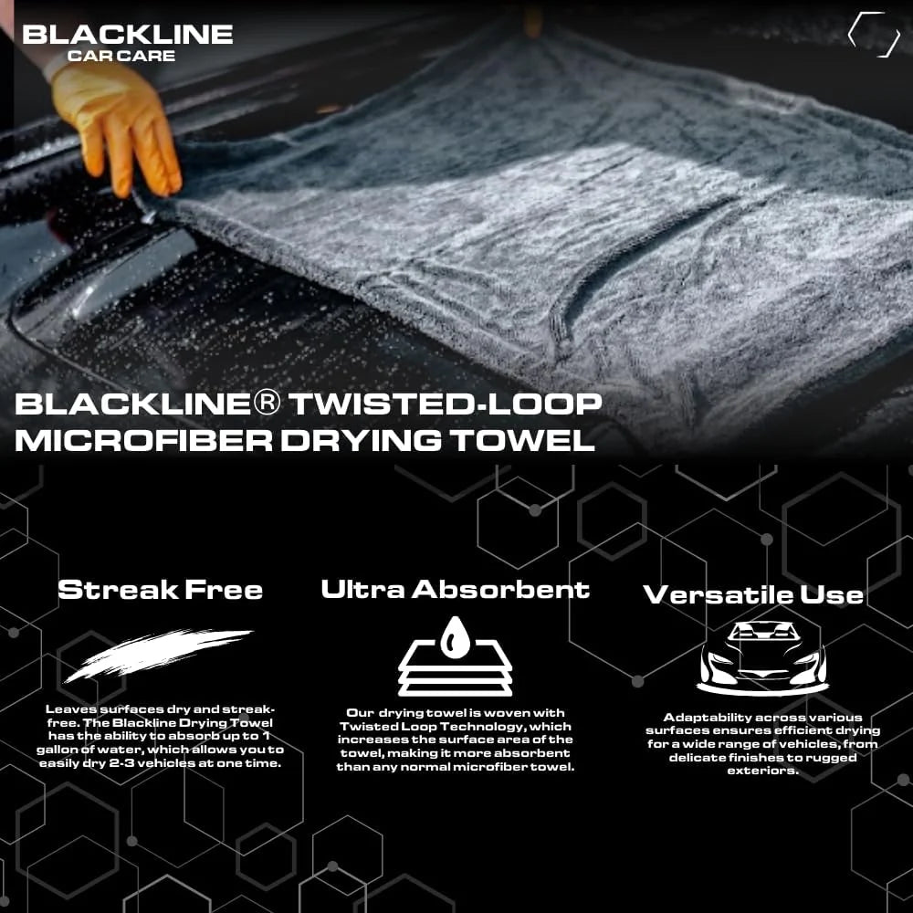 Blackline Streak-Free Car Towel