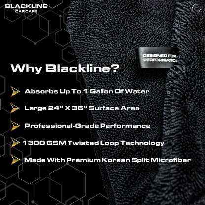Blackline Streak-Free Car Towel