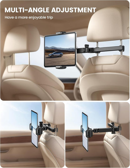 SmartView™ - 360° Rotatable Smart Car Headrest Tablet Holder